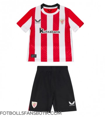 Athletic Bilbao Replika Hemmatröja Barn 2024-25 Kortärmad (+ Korta byxor)